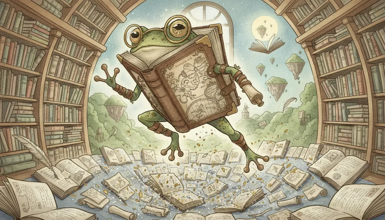 Buchcover Freddy der Frosch